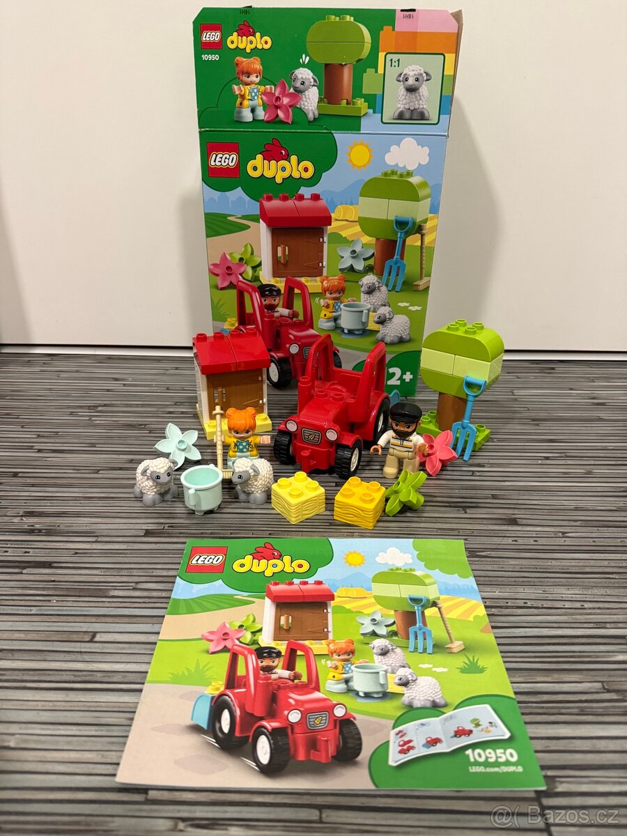 LEGO® DUPLO® 10950 Traktor a zvířátka z farmy