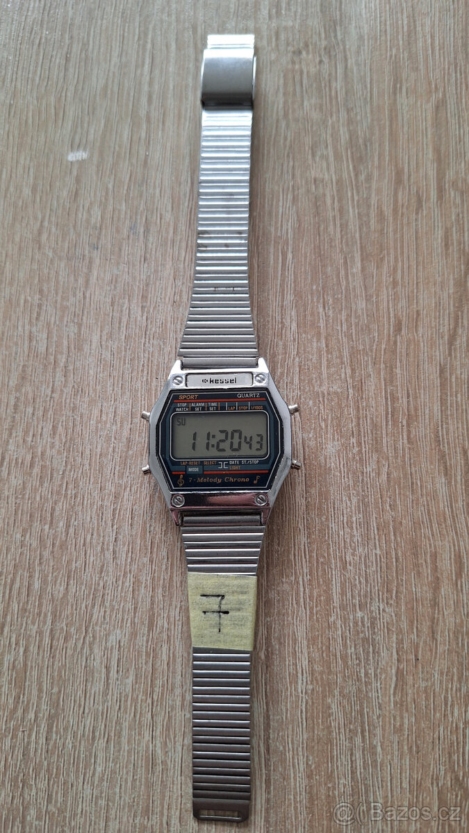 7.Retro pánské digitálky Kessel 7 melodií