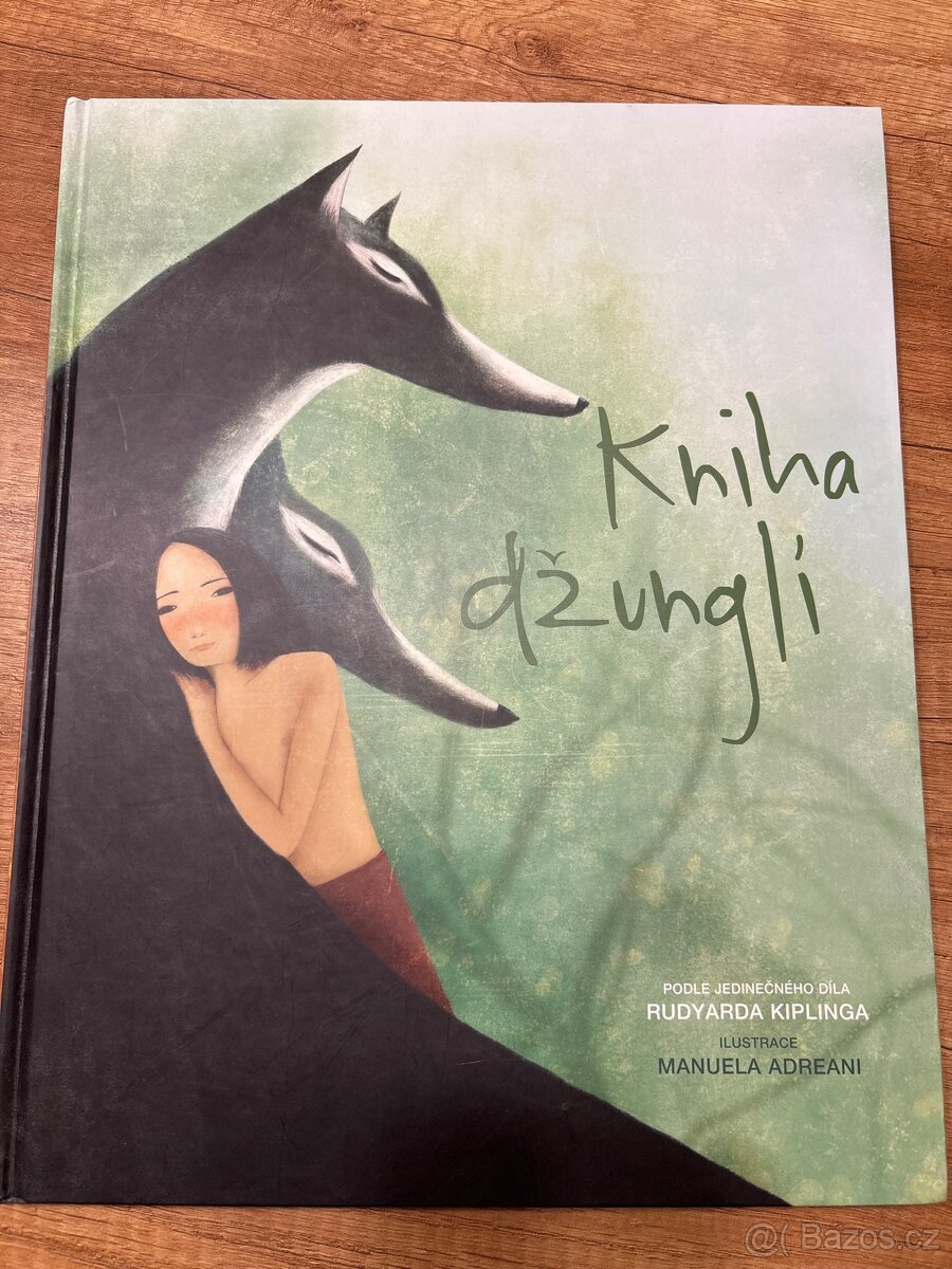 Kniha Džunglí ilustrace Manuela Adreani stav nové knihy