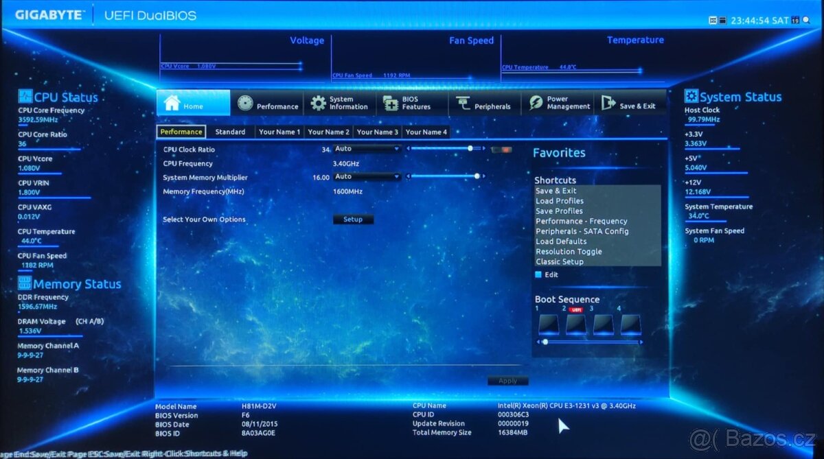 R7 370 4GB E3-1231V3 DDR3 16GB SSD 256GB HDD 500GB W11