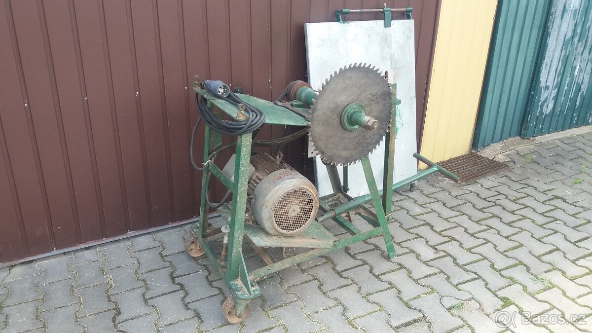 kolébková pila, cirkulárka 5kW 380V