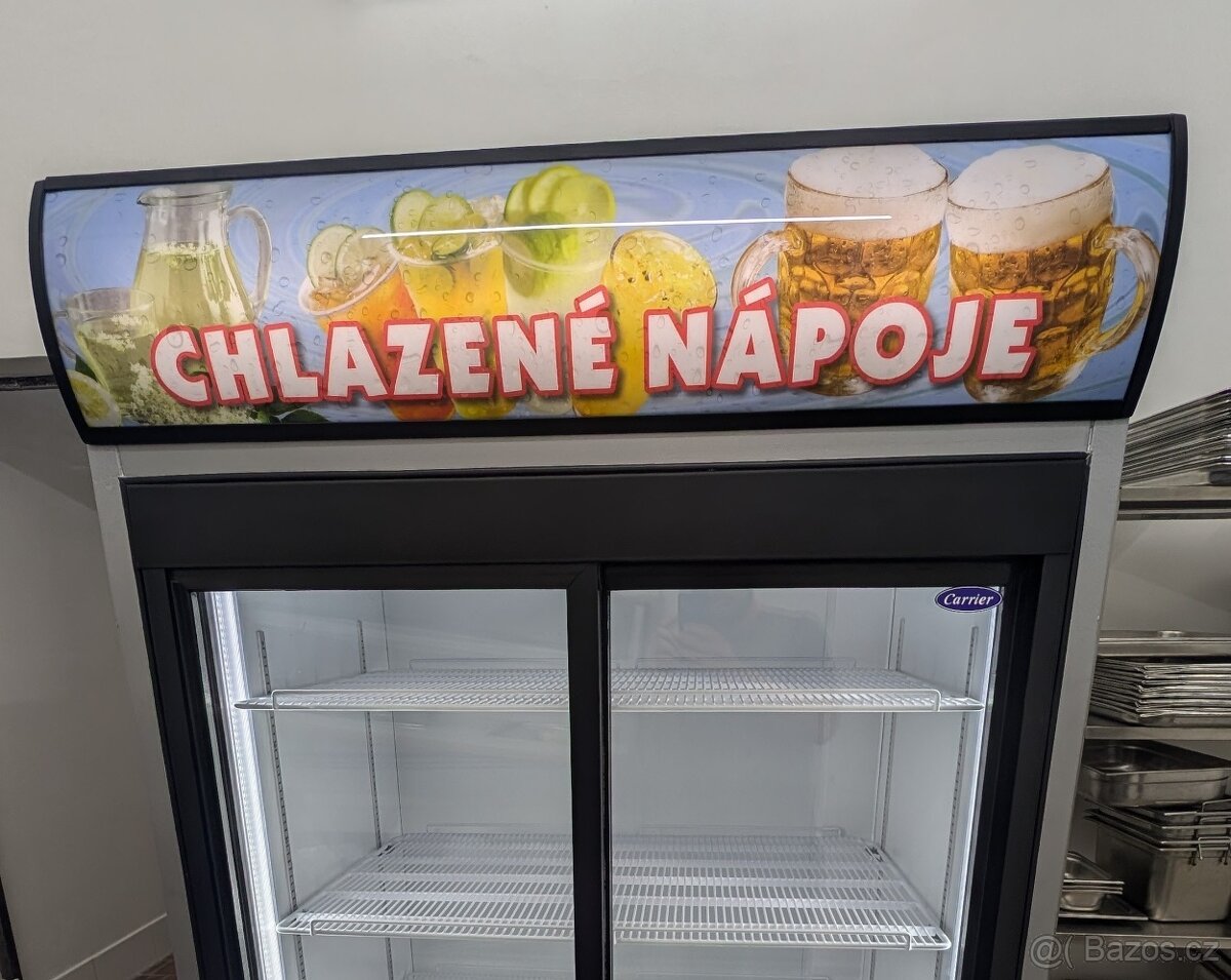 Lednice na nápoje, prosklená lednice, nápojová lednice