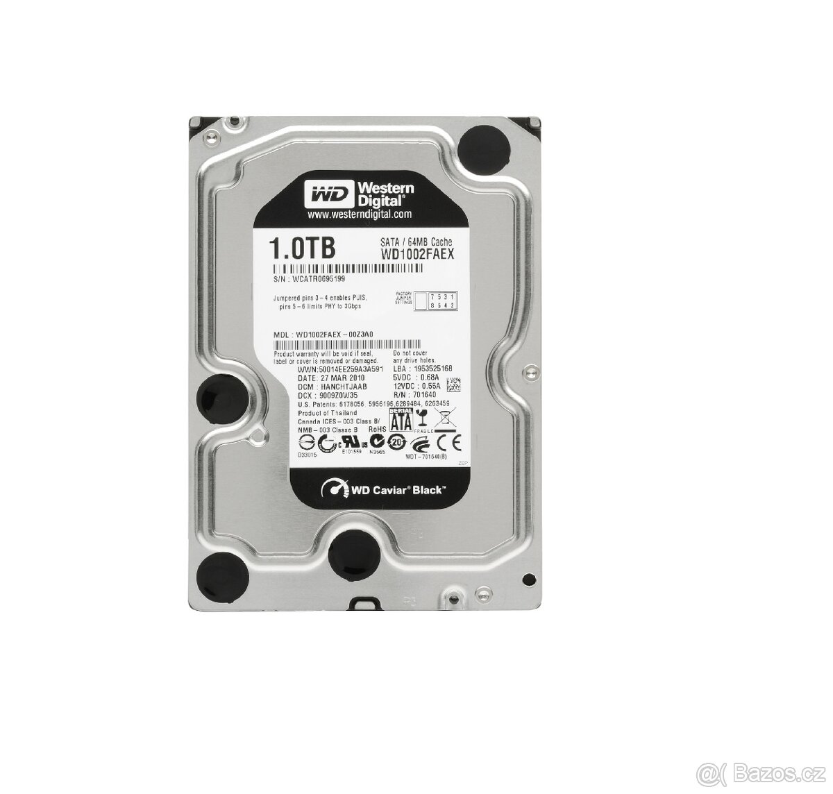 3,5" HDD Western Digital WD1002FAEX 1TB