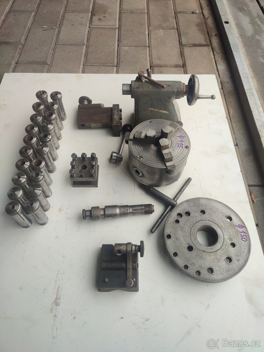 Soustruh-kleštiny sklíčidlo