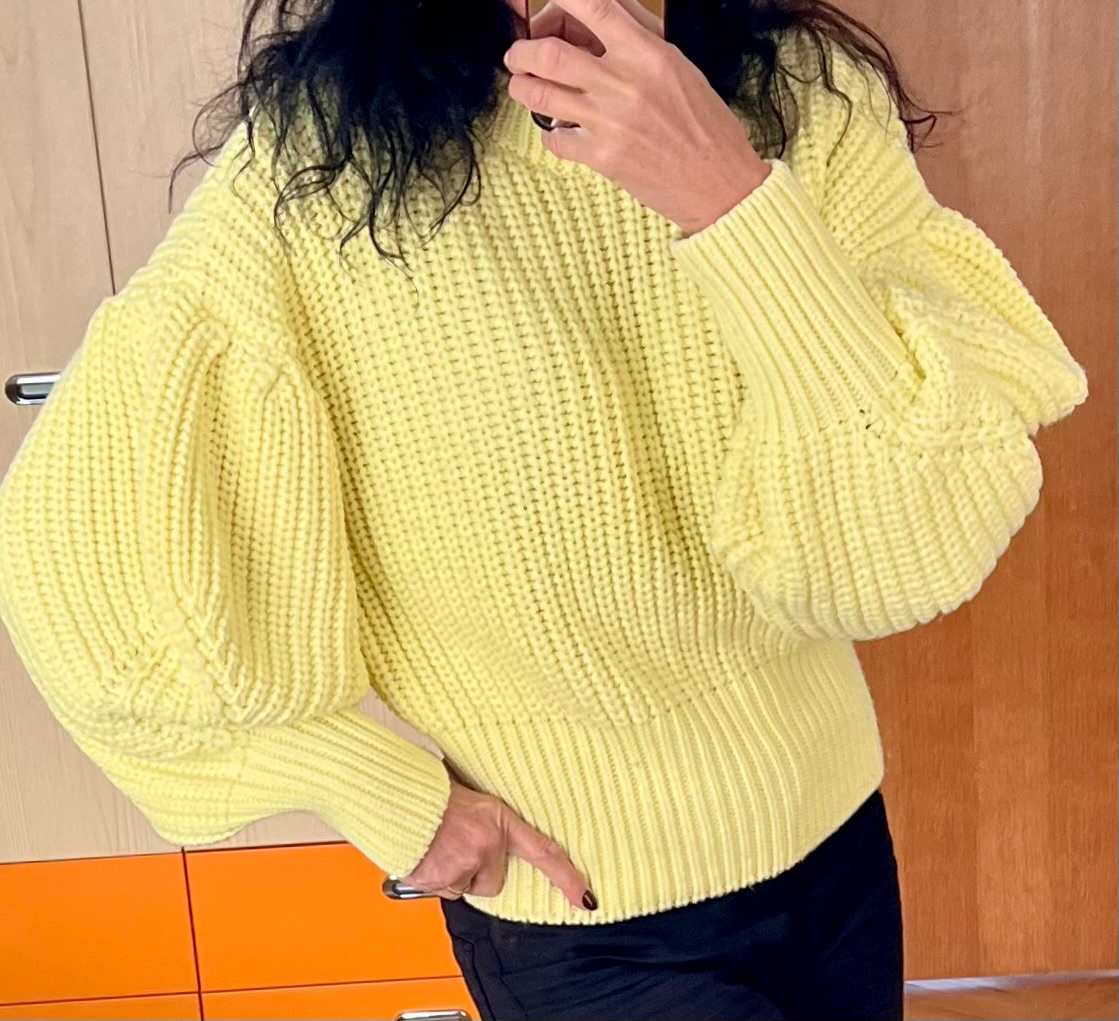 ZARA damsky svetr ZLUTY