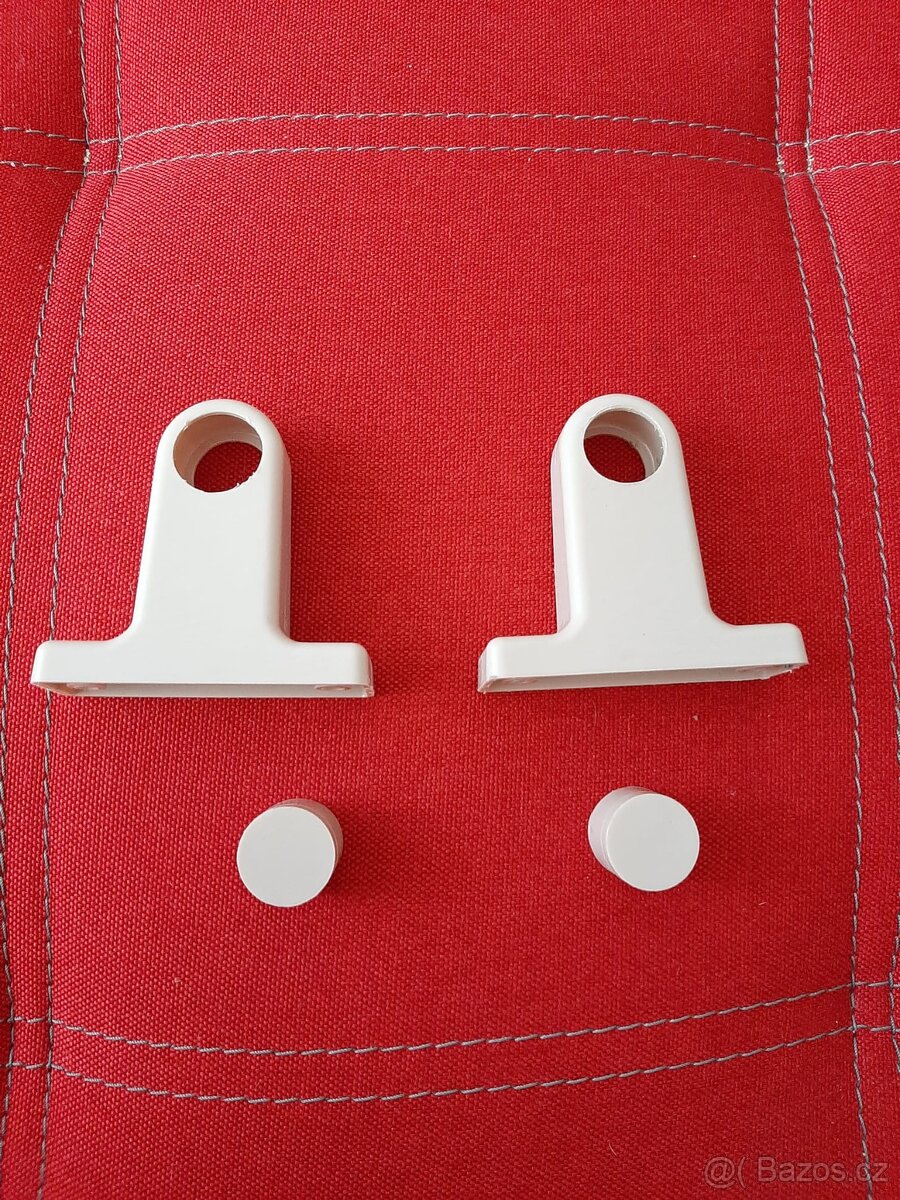 2 Retro úchytky na záclony, balikovna 50 Kč