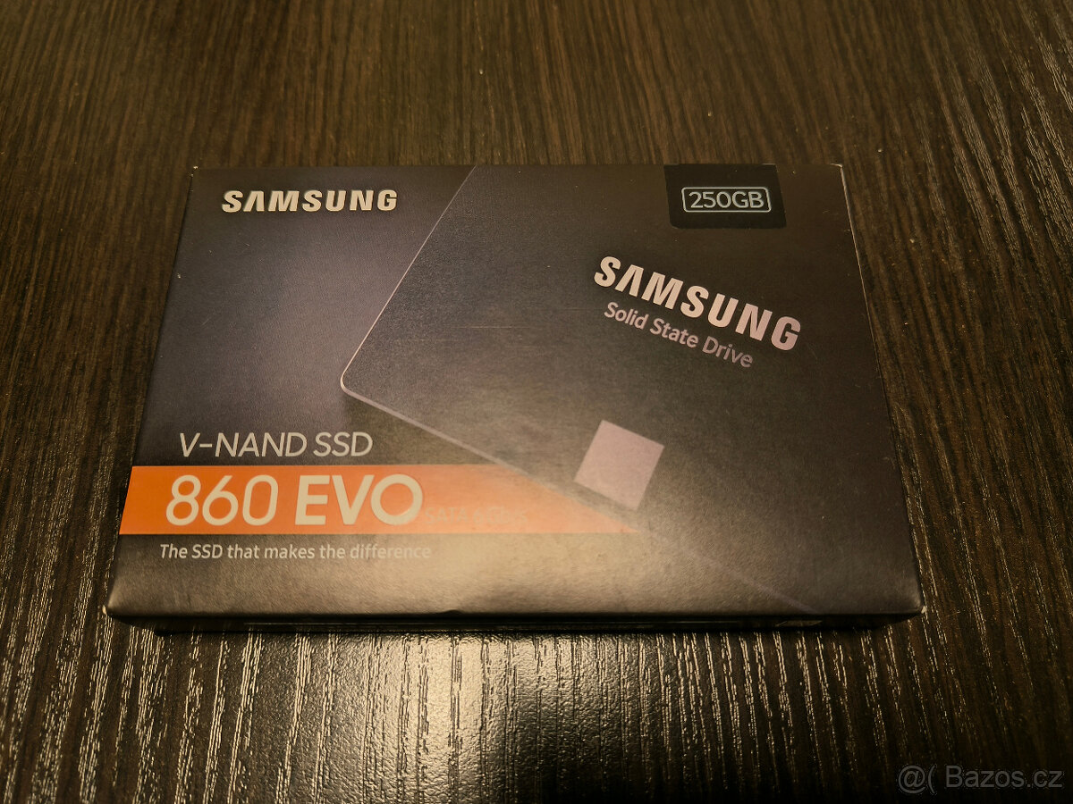 2x nový SSD disk 250GB Samsung 860 EVO