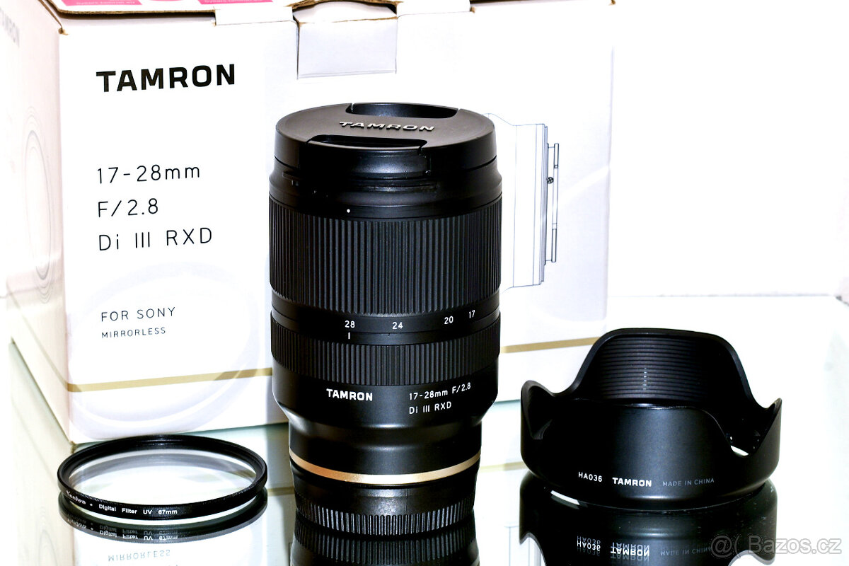 Sony E Tamron 17-28 mm f/2,8 + UV filtr TOP STAV