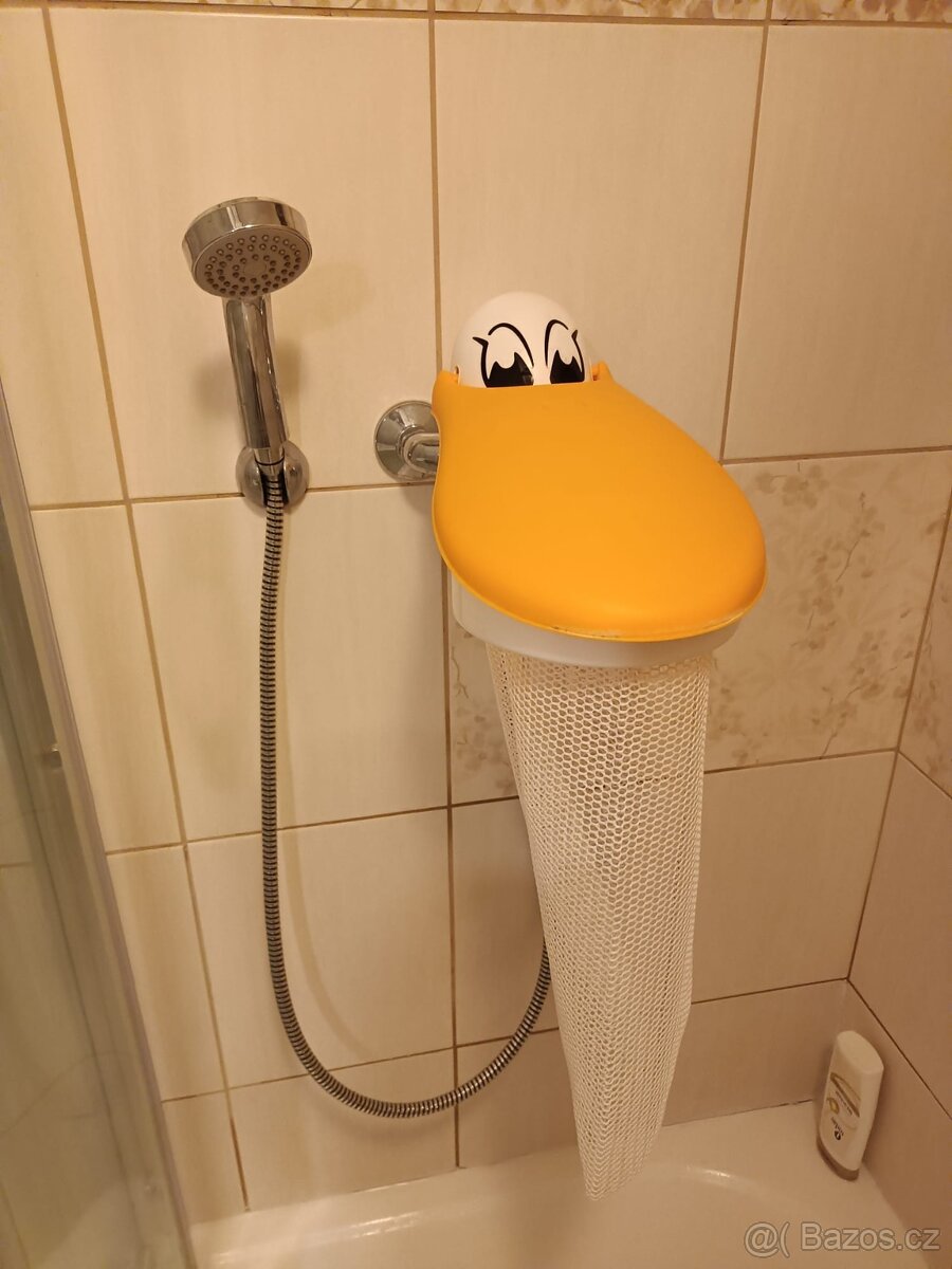 Pelikán na hračky do vany