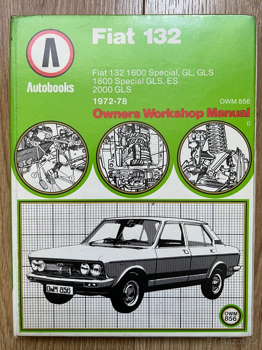 FIAT 132 originalni montazni manual