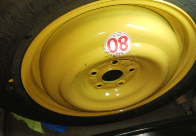 Dojezdové kolo rezervní 5x114,3 17 Mazda Huyndai Mitsubi ...
