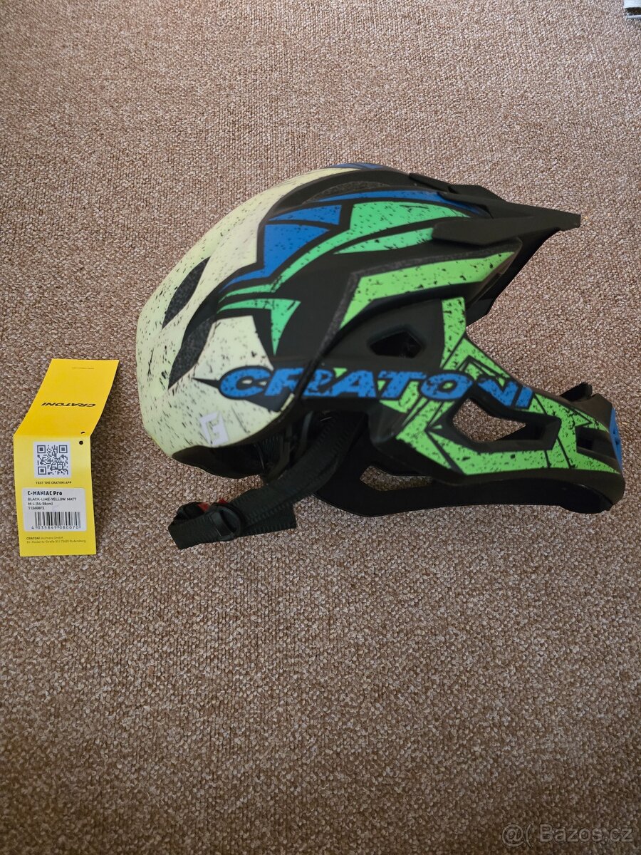 Helma Cratoni C-MANIAC Pro- Black-Lime-Yellow Matt