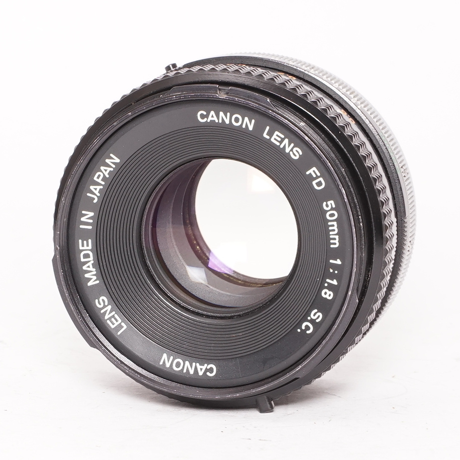 Canon FD 50mm 1:1,8 S. C.