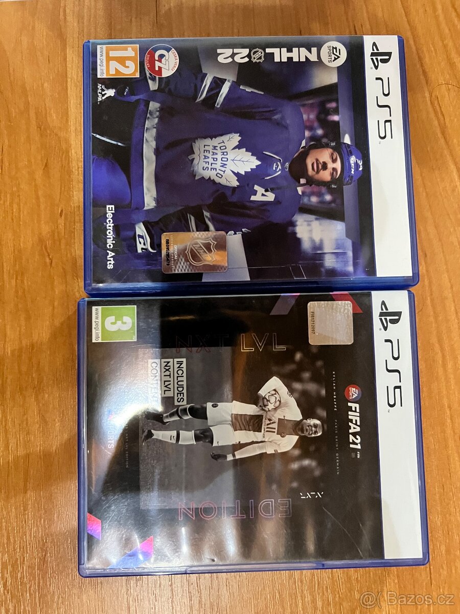 FIFA 21 a NHL 22 na PS5