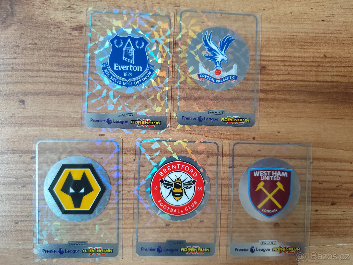 Fotbalové kartičky Premier league 2025 Crystal Crest