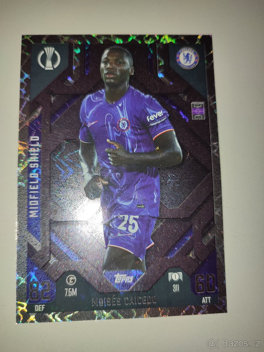 FOTBALOVÉ KARTIČKY TOPPS MATCH ATTAX EXTRA 2024/25 MIDFIELD