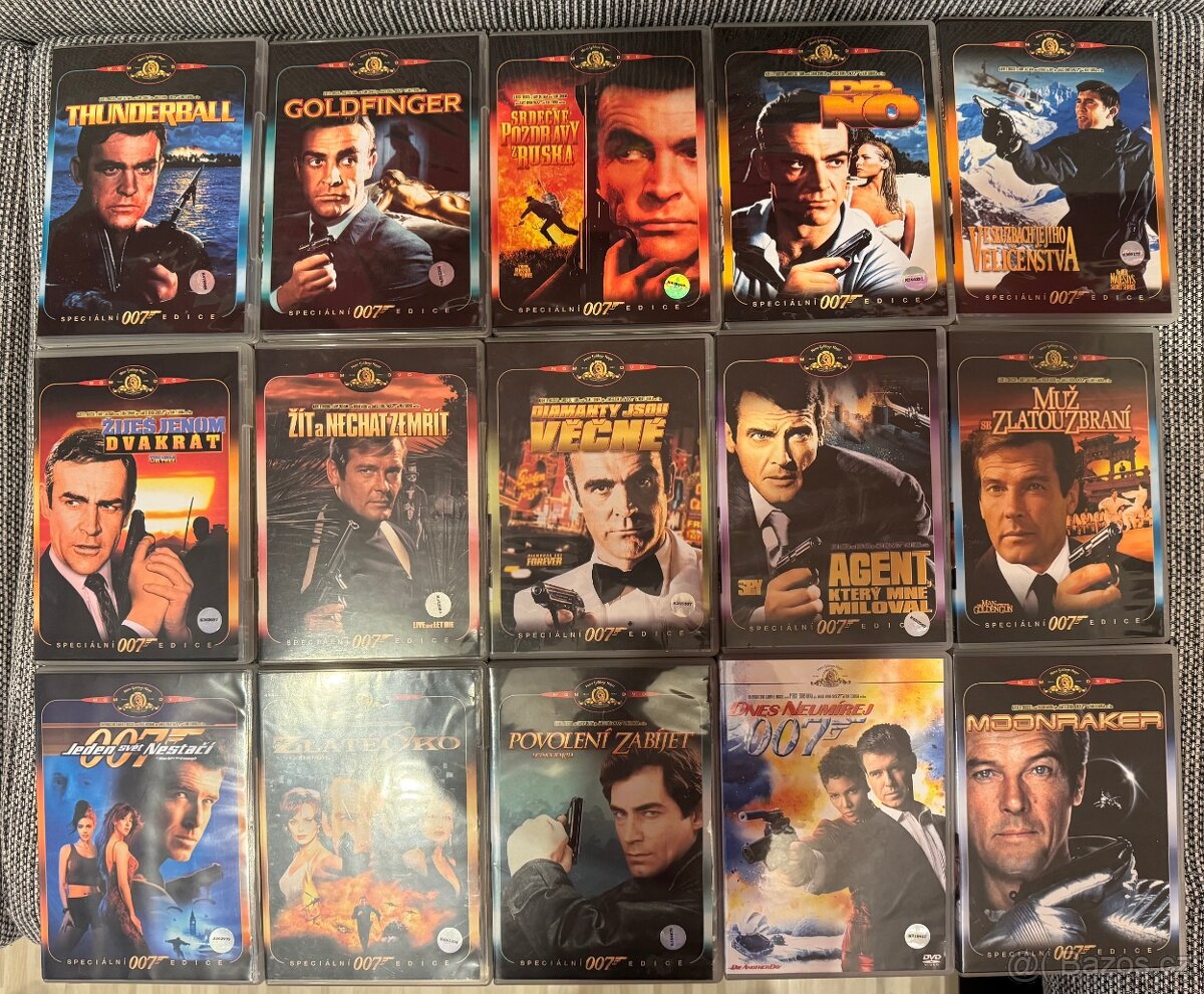 DVD filmy Bond 007