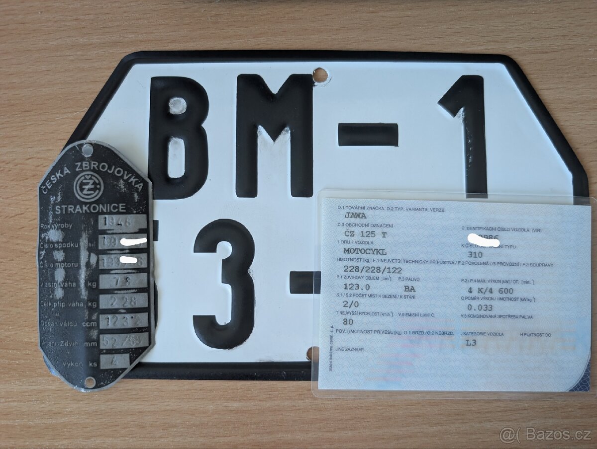 Doklady ČZ 125