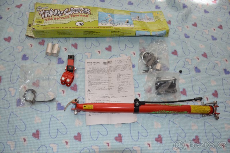 tažná tyč Trail Gator, cyklistická helma S, M dětská