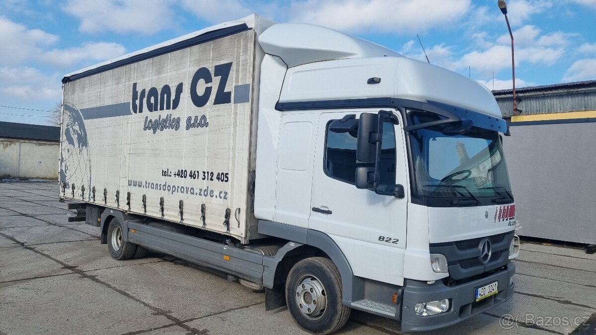 ATEGO 822 KLIMA TEMPOMAT EURO5 2xLŮŽKO+DPH PLATNÁ STK