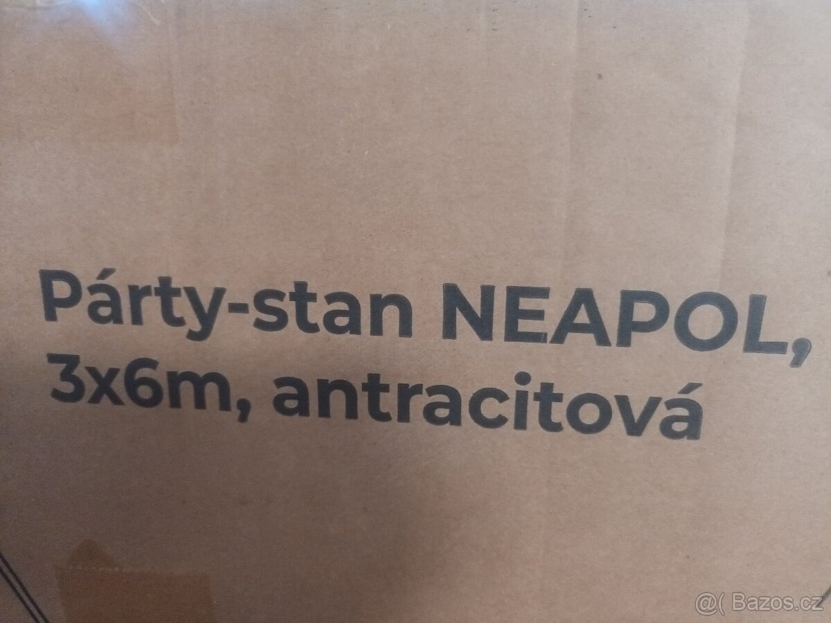 Nový párty stan 3x6m