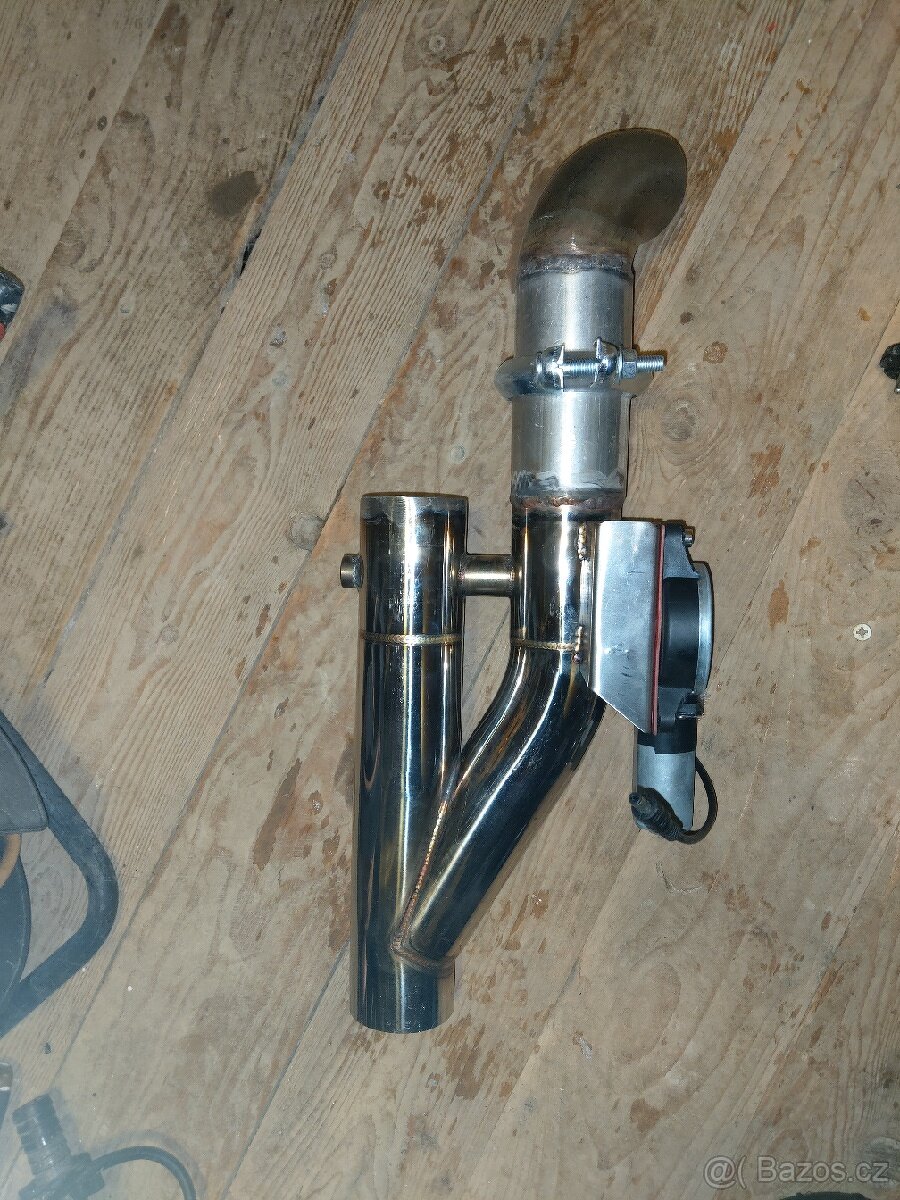 2,25" 57mm výfukové klapky dual pár