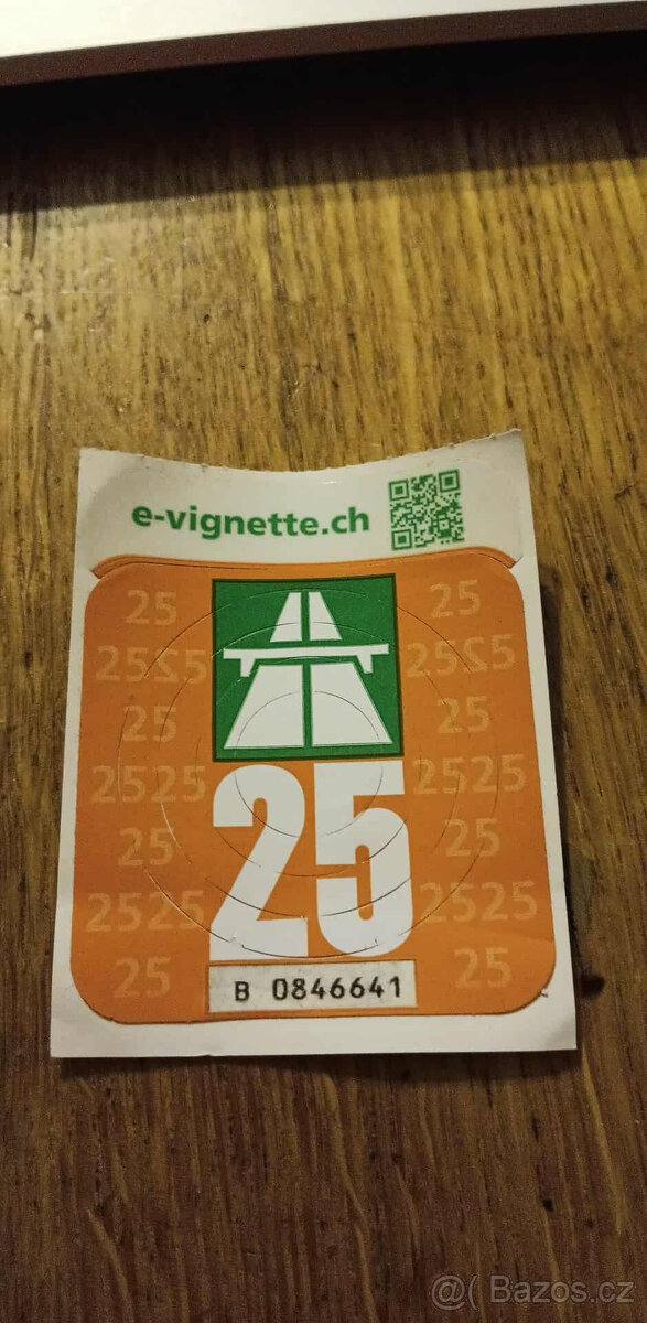 švýcarská dálniční známka