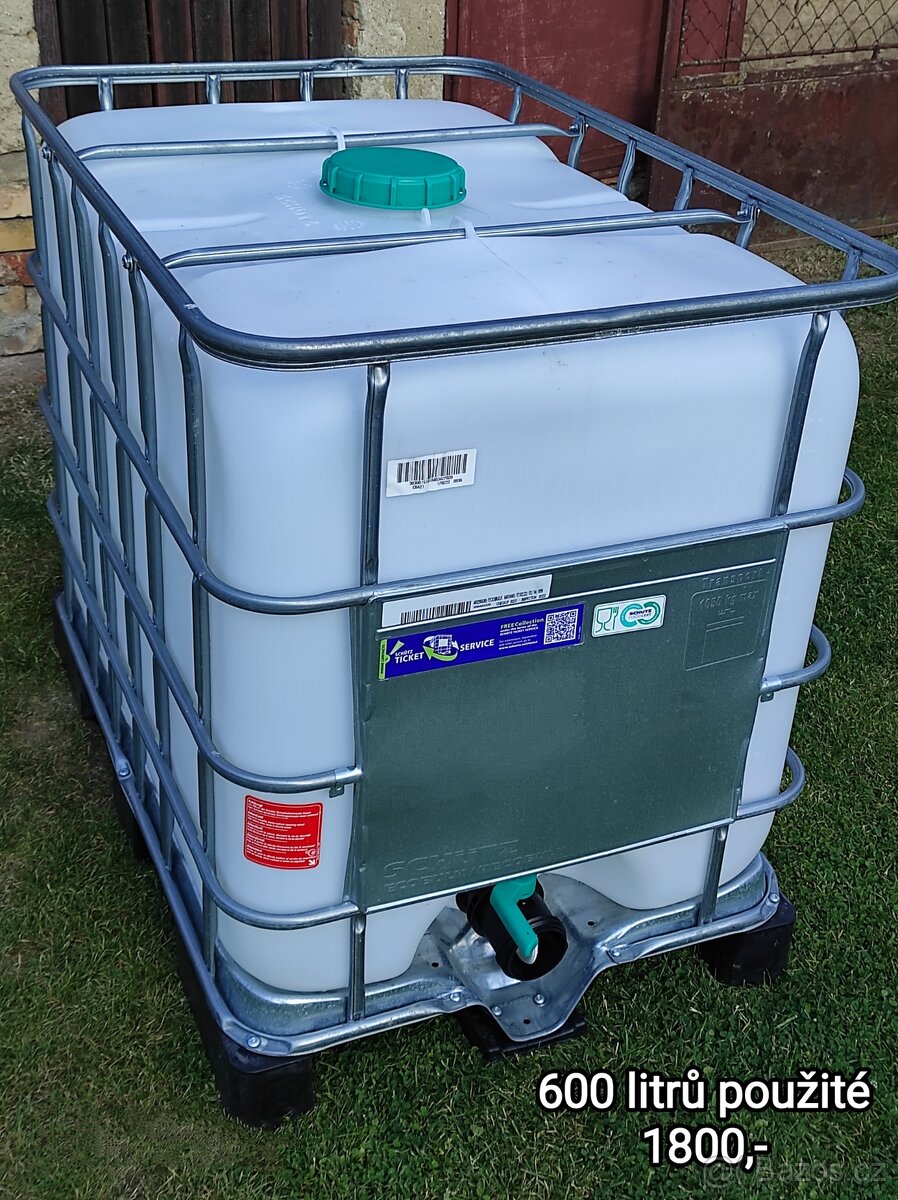 Ibc kontejner 600 litrů