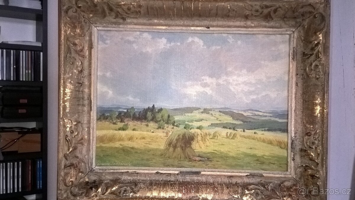 Obraz Daněk Sedláček Žně na Vysočině