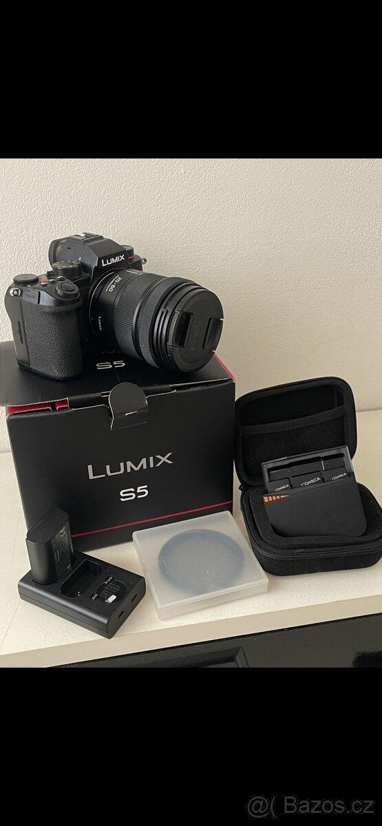🎥 Panasonic Lumix S5 + 20–60mm + příslušenství - set