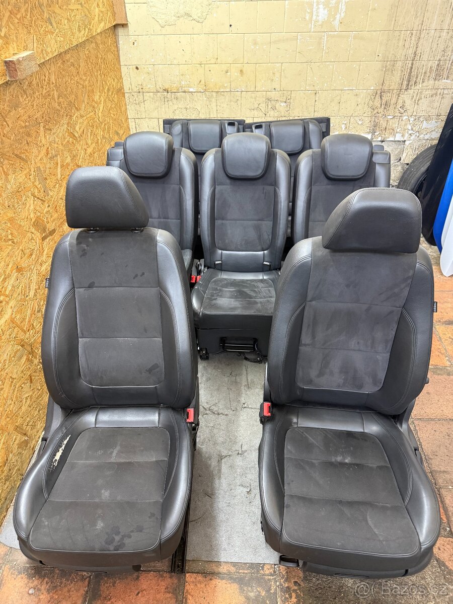 Polokozene sedacky ALCANTARA Vw Sharan 2010-2015