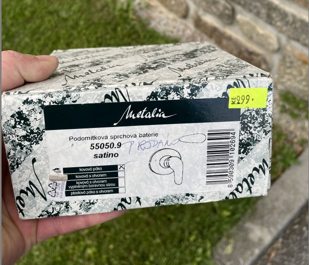 Podomítková baterie Metalia