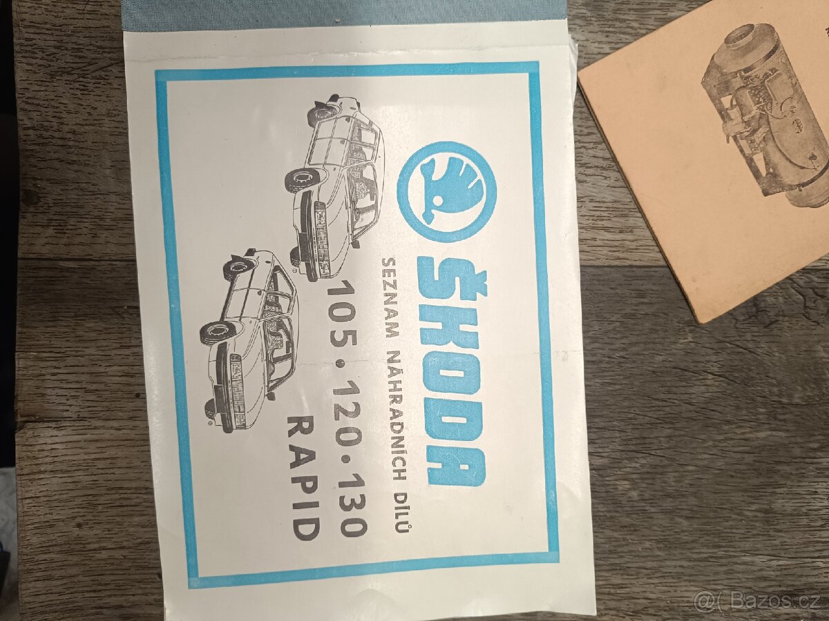 Kniha náhradních dílů Škoda