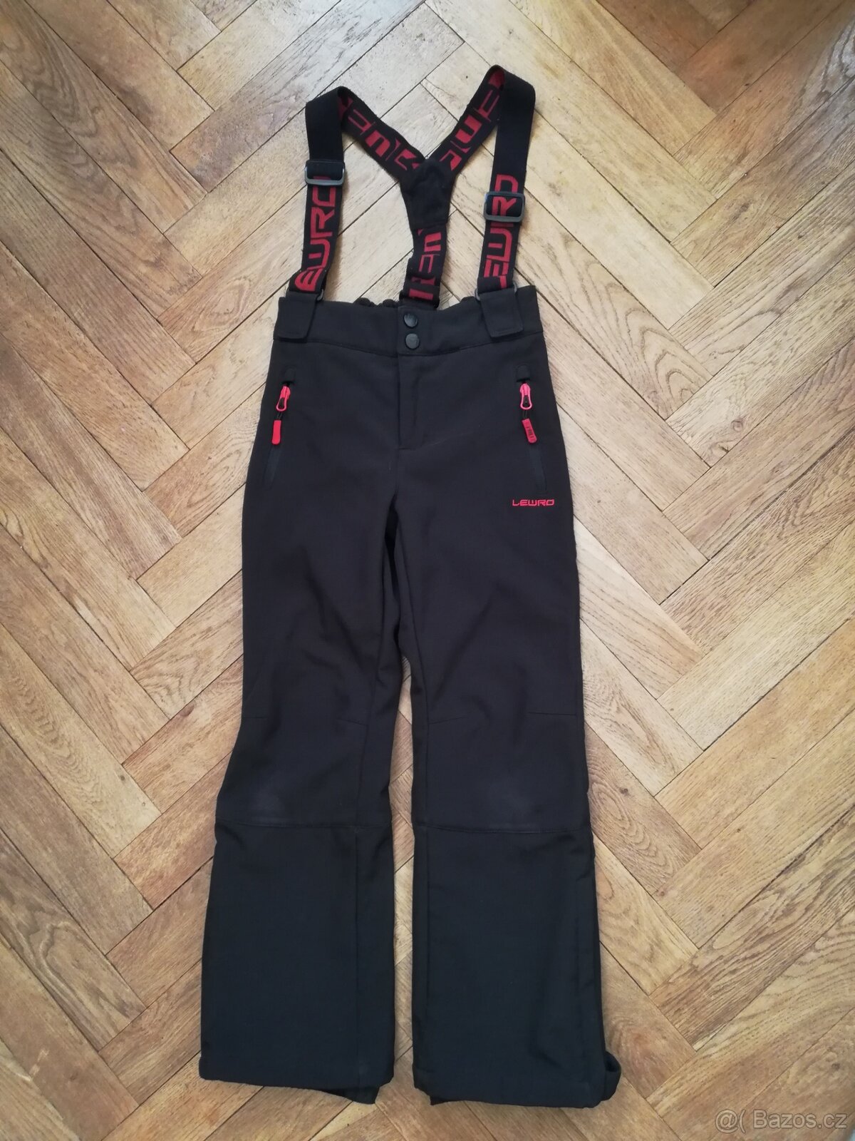 Dětské softshellové lyžařské kalhoty, vel. 128/134