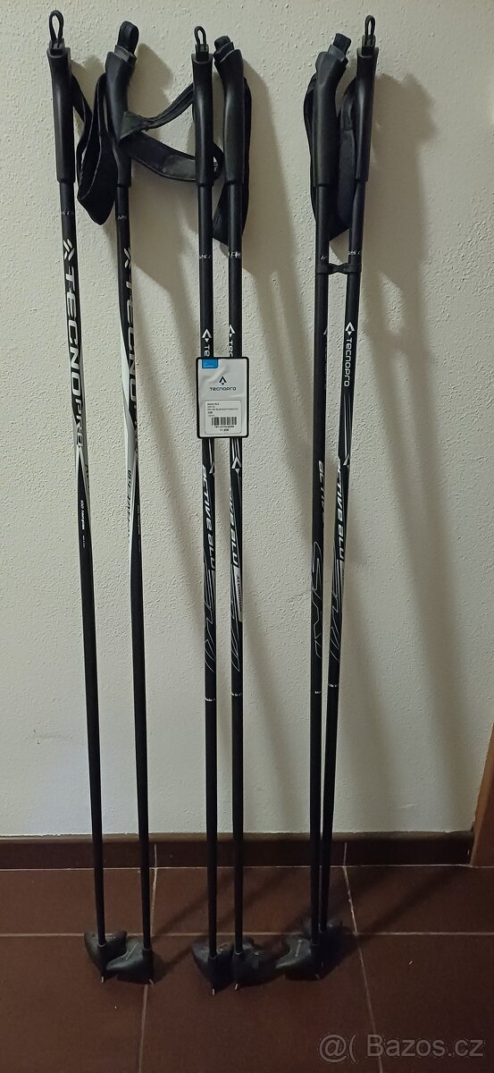 Nové hůlky na běžky Tecno Pro 125cm