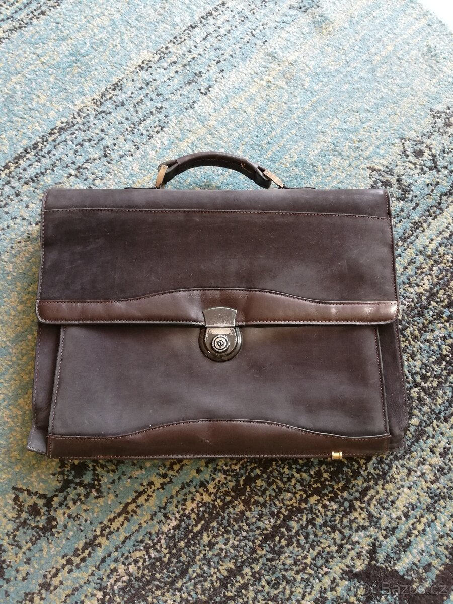 Pánská kožená aktovka