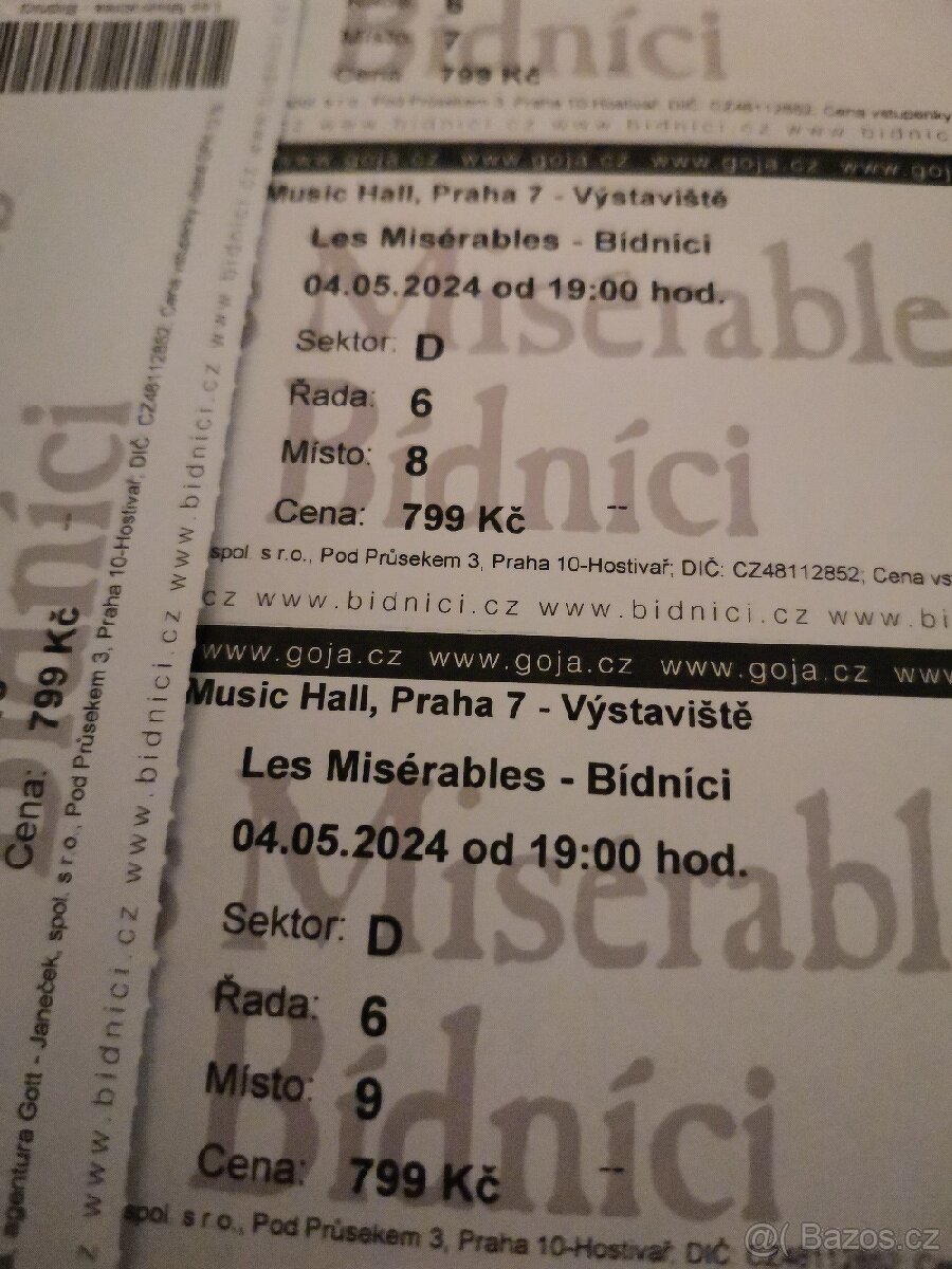 Les Mirables Bídníci 4. 5. V 19:00