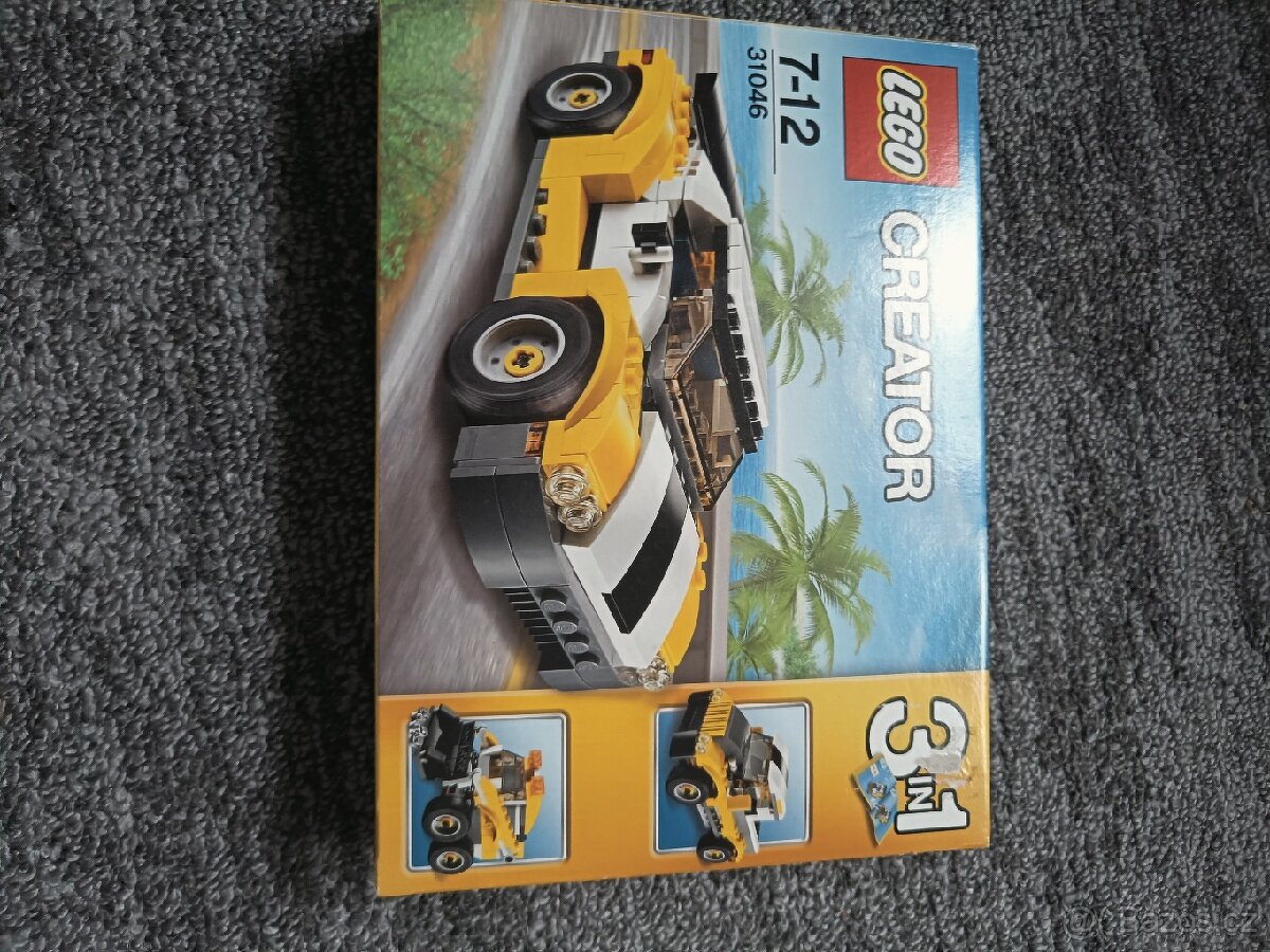 Lego creator 3v1 31046 závodní auto