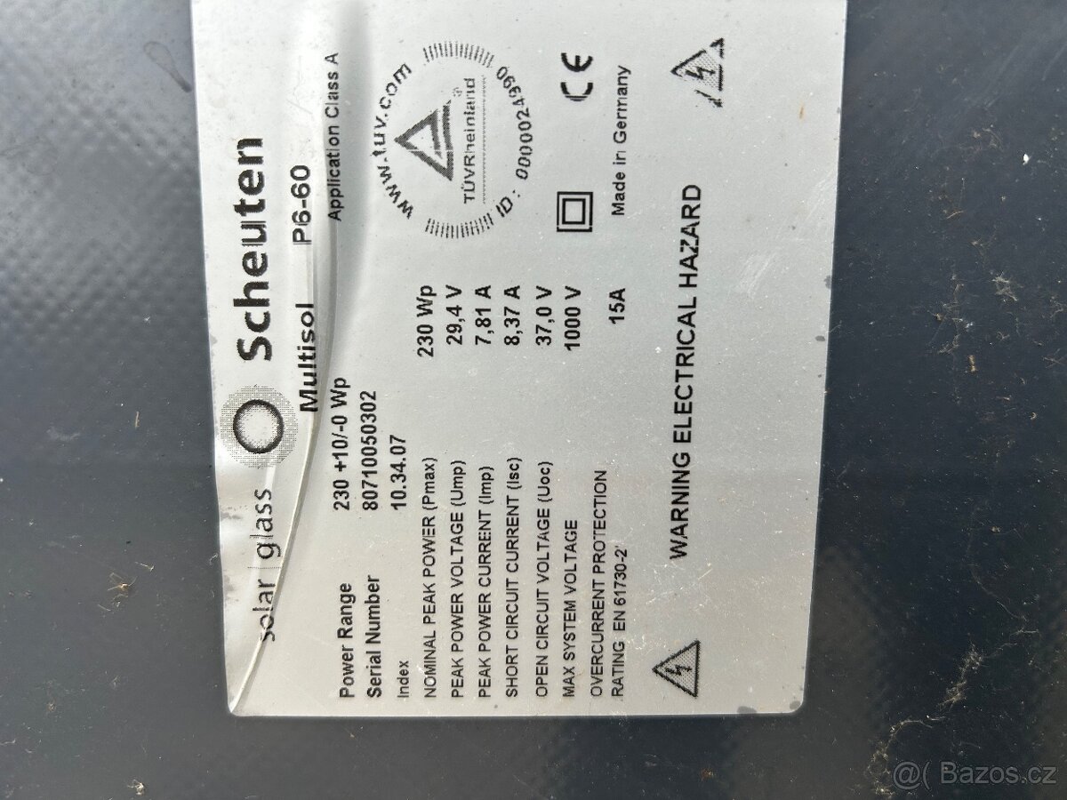 Solarni panel 230 wp
