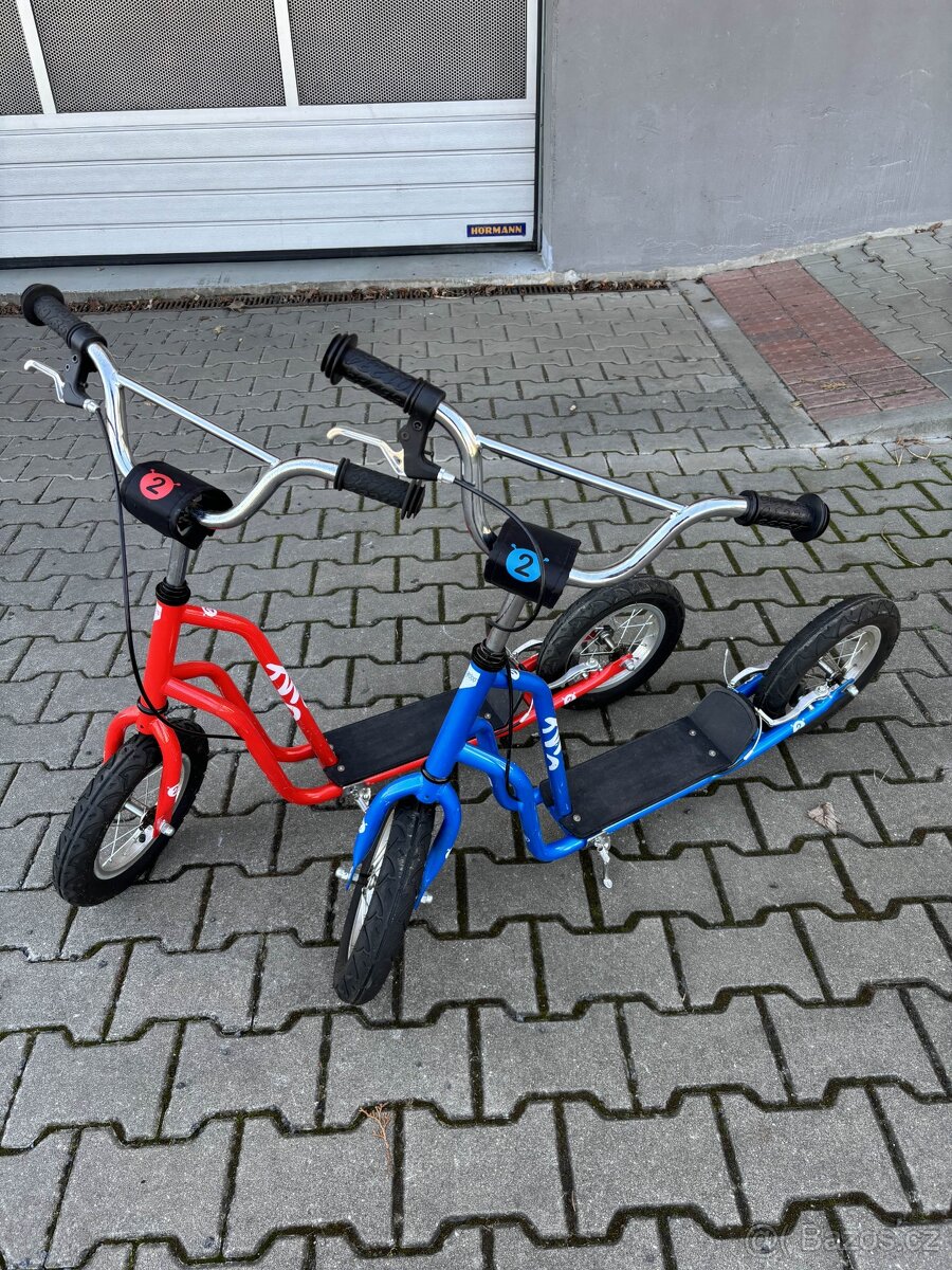 Dětská koloběžka Yedoo One - modrá/červená