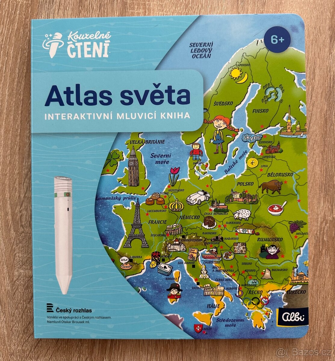 Kniha Albi, Kouzelné čtení - Atlas světa
