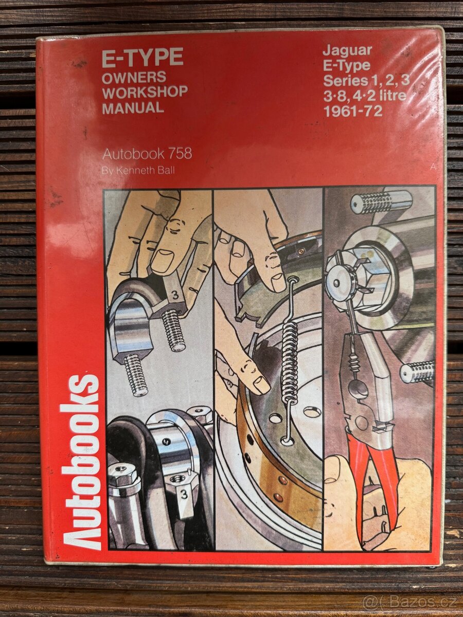 JAGUAR E-TYPE ETYPE originální montážní manual servisní