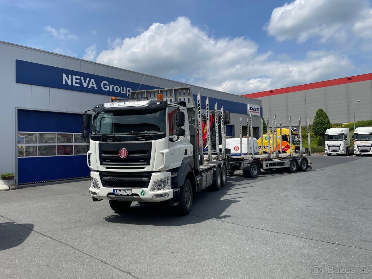 Prodej, použitá souprava na krátké dříví, TATRA 6x6 DOLL EP