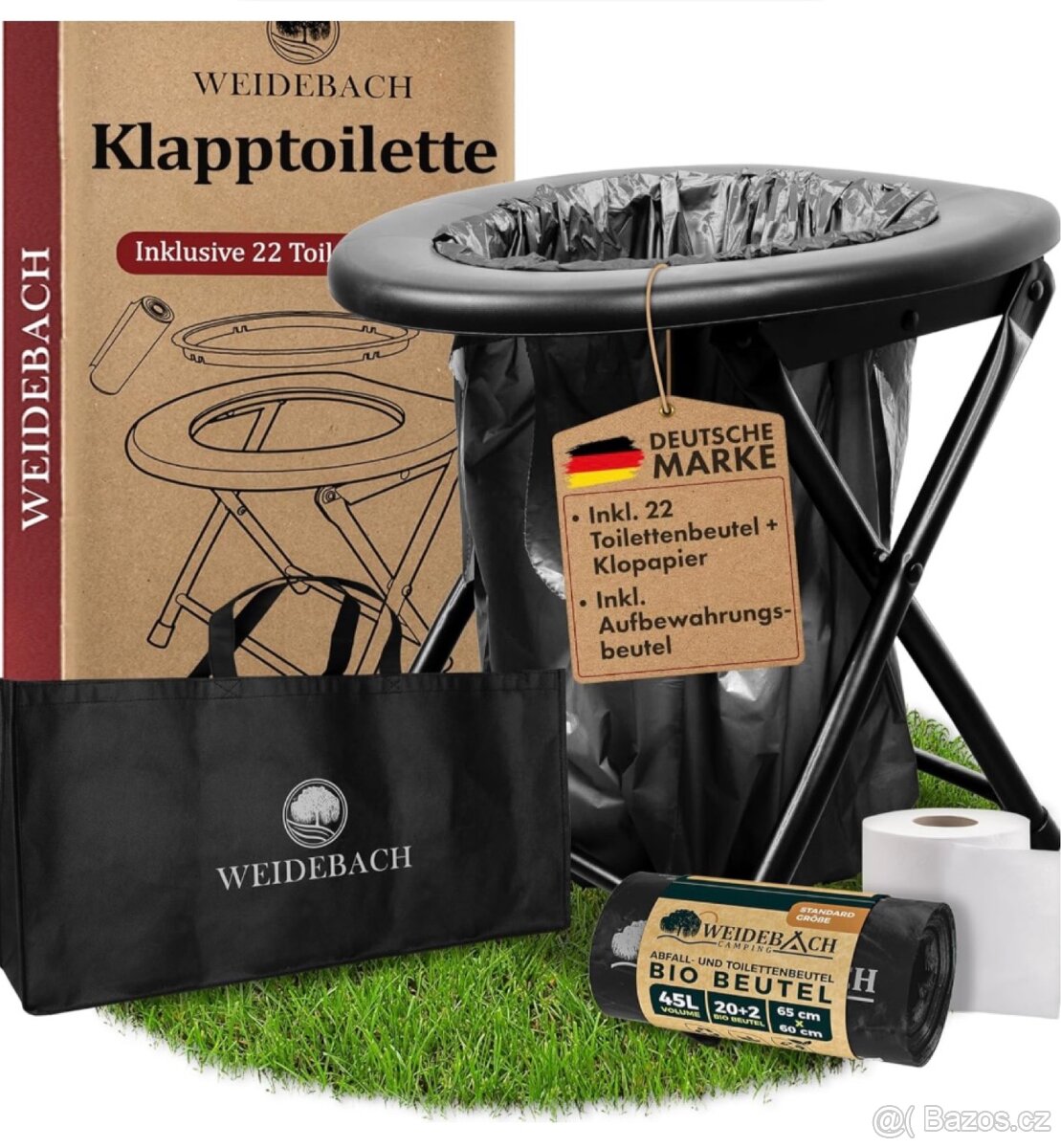 Kempinková skládací toaleta