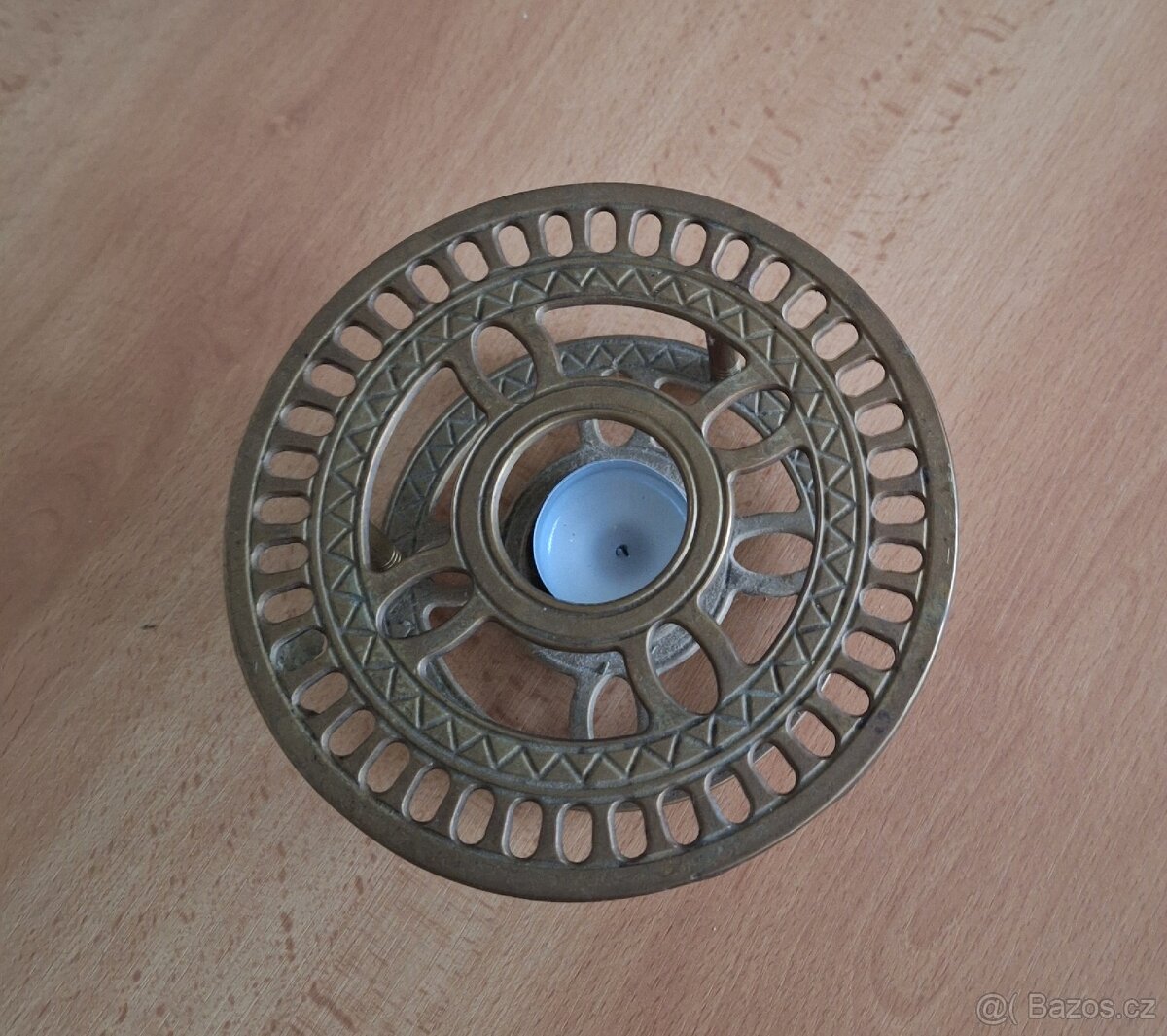 Ohříváček na konvici,kovový retro