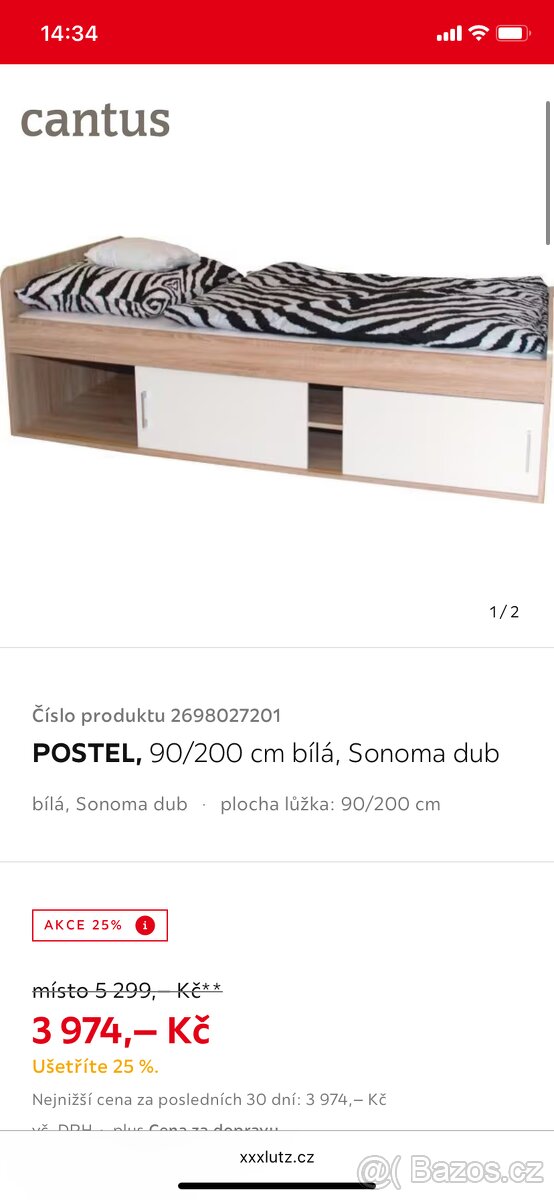 Postel 90x200