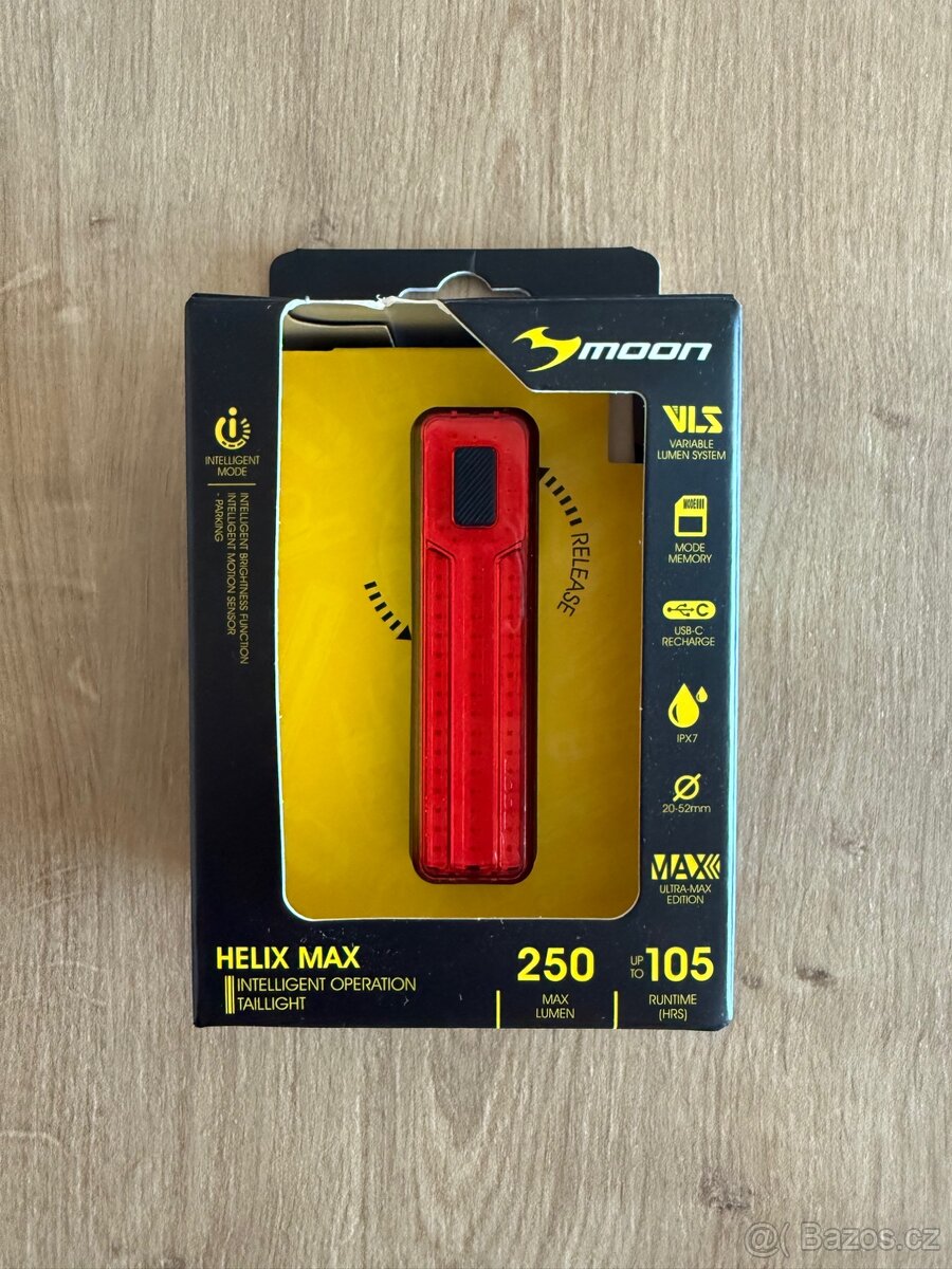 Chytré světlo na kolo Helix Max