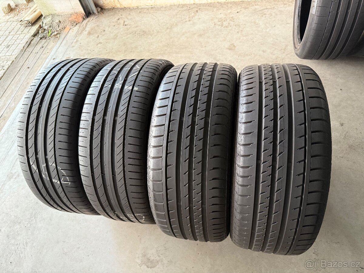 prodám letní pneumatiky 245/40/20 Continental celá sada