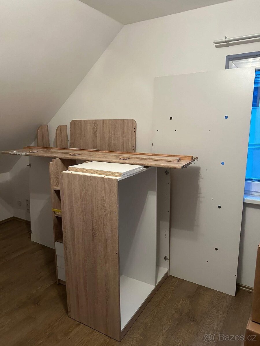 Vyvýšená dětská postel