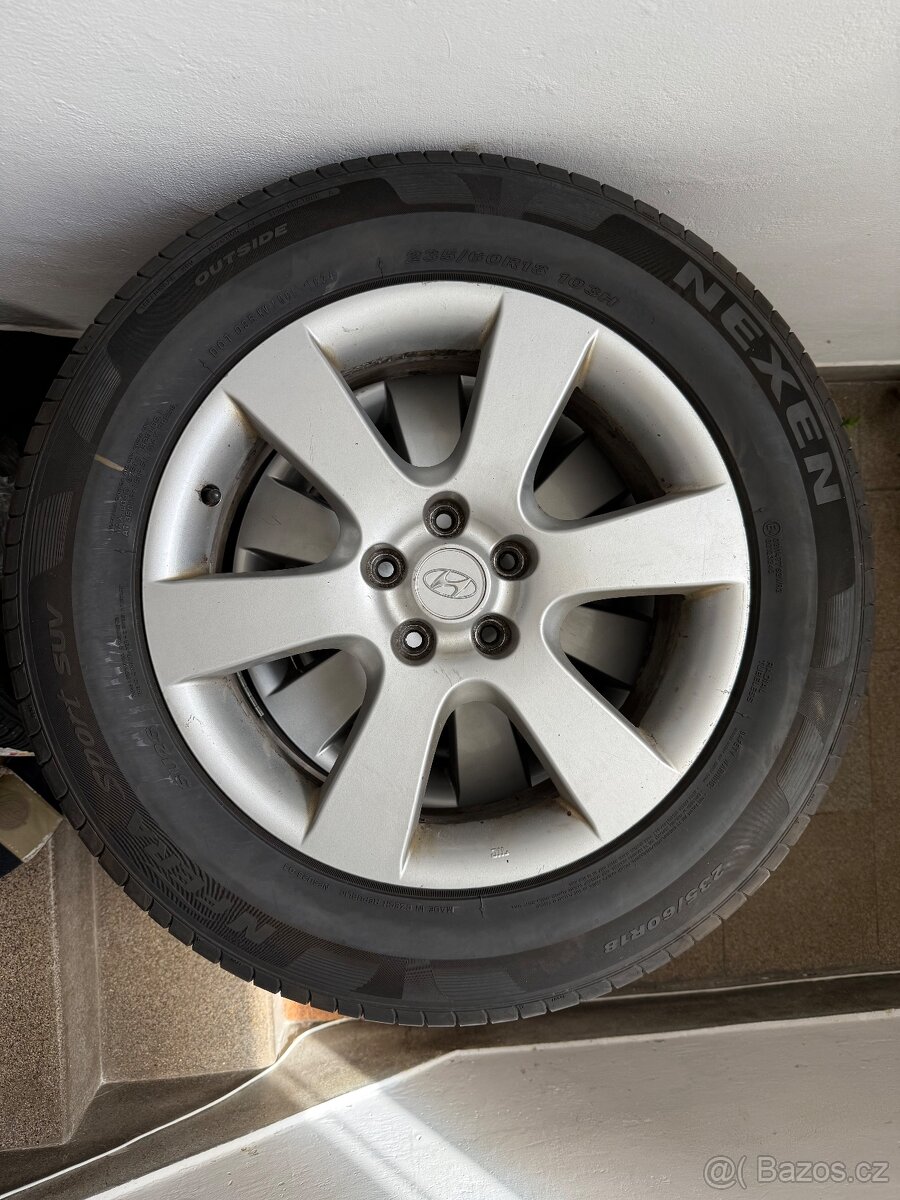 Hyundai Santa Fe Alu kola+letní kola